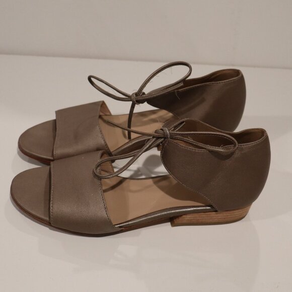 Eileen Fisher Vero Cuoio Open Toe flats - Size 8 EXCELLENT CONDITION! - Picture 4 of 8